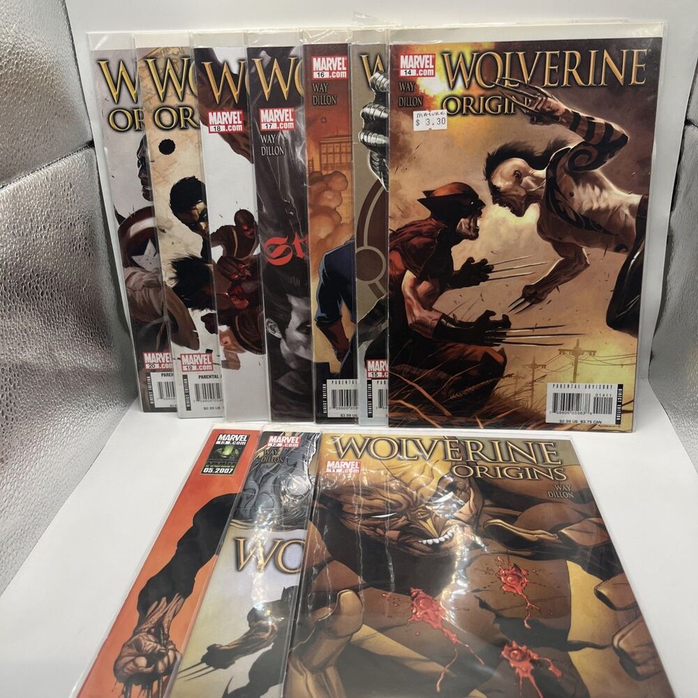2006 Marvel Comics Wolverine: Origins Issues 11-20 (sku3)